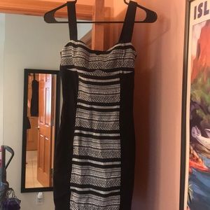 Black bodycon dress